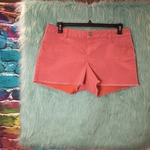 Lauren Conrad Coral Pink Shorts Size 14